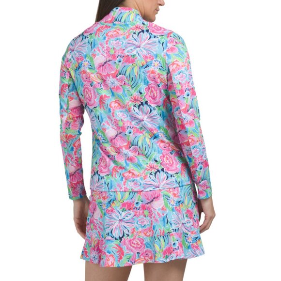 GOTTEX Blossom Kate Mock Neck Half Zip Jacket - Picture 2 of 2